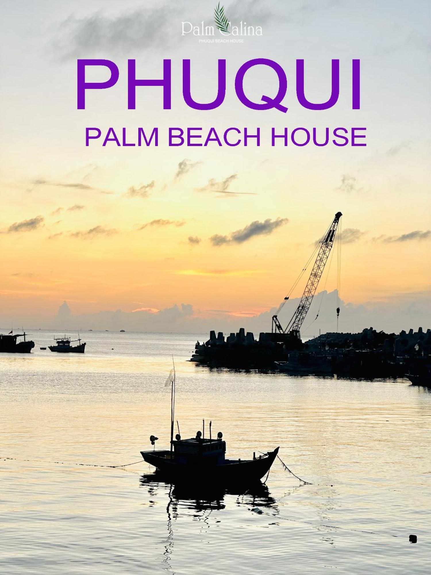 Palmcalina - Phuqui Beach House Cu Lao Thu Екстер'єр фото